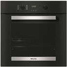 MIELE H2455BP Electric Pyrolytic Smart Oven - Black & Stainless Steel, Stainless Steel