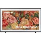 75" SAMSUNG The Frame Art Mode QE75LS03DAUXXU Smart 4K Ultra HD HDR QLED TV with Wall Mount, Bl