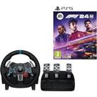 LOGITECH Driving Force G29 PlayStation & PC Racing Wheel & Pedals & EA F1 '24