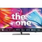 55" PHILIPS The One Ambilight 55PUS8949/12 Smart 4K Ultra HD HDR LED TV, Silver/Grey