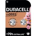 DURACELL DL2032/CR2032/ECR2032 Batteries - Pack of 2