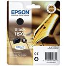 EPSON Pen & Crossword T1631 XL Black Ink Cartridge, Black