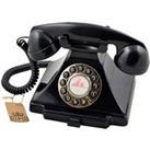 GPO Carrington Classic Corded Phone, Black