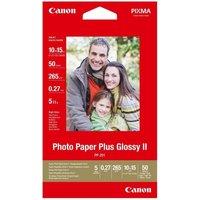Canon PP-201 100 x 150 mm Glossy II Photo Paper Plus - 50 Sheets