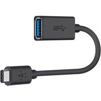 Belkin USB Type-C to USB Type-A Adapter, Black