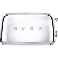 Smeg TSF02SSUK 4-Slice Toaster - Chrome, Silver/Grey