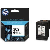 HP 302 Original Black Ink Cartridge, Black