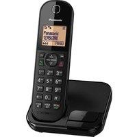 PANASONIC KX-TGC410EB Cordless Phone - Black, Black