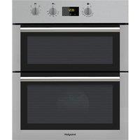 HOTPOINT Class 4 DU4 541 IX Electric Built-under Double Oven - Black & Stainless Steel, Stainless Steel