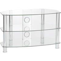 Ttap Vantage 1050 TV Stand - Chrome, Silver/Grey