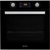 INDESIT Turn&Go IFW 6340 BL Electric Oven - Black, Black