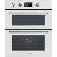 INDESIT IDU 6340 Electric Built-under Double Oven - White, White