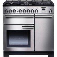 RANGEMASTER Professional Deluxe 90 Dual Fuel Range Cooker - Stainless Steel, Stainless Steel