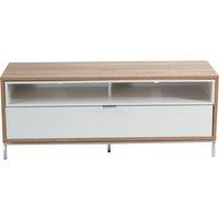 ALPHASON ADCH1135 TV Stand - White & Light Oak, White