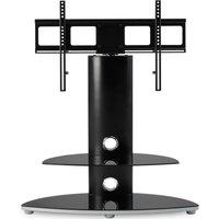 ALPHASON Osmium TV Stand with Bracket - Black, Black