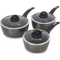 Tower T81212 3-piece Forged Saucepan Set - Graphite