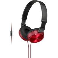 SONY MDR-ZX310APR Headphones - Red, Red