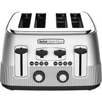 TEFAL Avanti Classic TT780E40 4-Slice Toaster - Silver, Silver/Grey