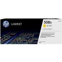HP 508X High Yield Original LaserJet Yellow Toner Cartridge, Yellow