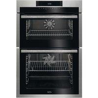 AEG SurroundCook DCE731110M Electric Double Oven - Stainless Steel & Black, Stainless Steel