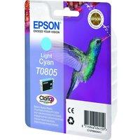 Epson T0805 Hummingbird Light Cyan Ink Cartridge, Cyan