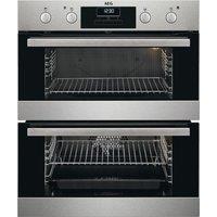 AEG SurroundCook DUB331110M Electric Built-under Double Oven - Stainless Steel, Stainless Steel