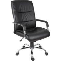 Teknik Kendal 6901BLK Faux-leather Reclining Executive Chair - Black