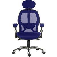 Teknik OA1013BL Cobham Reclining Executive Chair - Blue