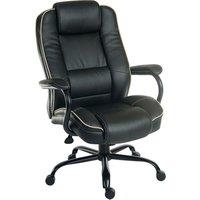 Teknik Goliath Duo Bonded Leather Reclining Executive Chair - Black