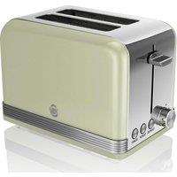 Swan ST19010GN 2-Slice Toaster - Green, Green