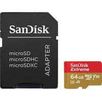 Sandisk Extreme Micro SDXC UHS Card & Adapter 64GB Speed 160MB/s Action Camera