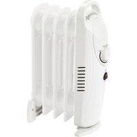 STATUS OFH5-500W1PKB Portable Oil-Filled Radiator - Grey, Silver/Grey