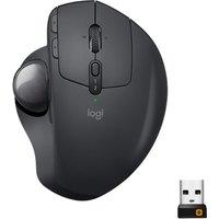 LOGITECH MX ERGO Wireless Darkfield Trackball Mouse, Black