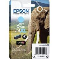 EPSON Elephant 24XL Light Cyan Ink Cartridge, Cyan