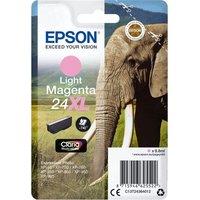 EPSON Elephant 24XL Light Magenta Ink Cartridge, Magenta