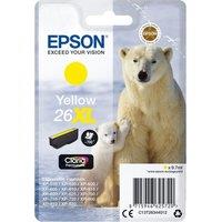 Epson Polar Bear 26XL Yellow Ink Cartridge, Yellow