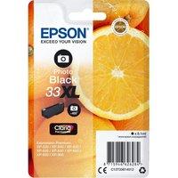 EPSON No. 33 Oranges XL Black Ink Cartridge, Black