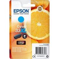 EPSON No. 33 Oranges XL Cyan Ink Cartridge, Cyan