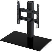 AVF B200BB 450 mm TV Stand with Bracket - Black, Black