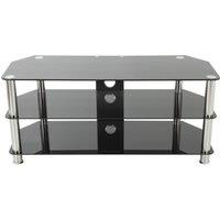 AVF SDC1000CM TV Stand - Black & Chrome, Silver/Grey,Black