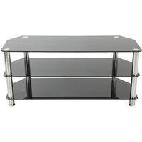 AVF SDC1000 TV Stand - Black & Chrome, Black