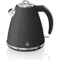 Swan Retro SK19020BN Jug Kettle - Black, Black