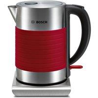 BOSCH Silicone TWK7S04GB Jug Kettle - Red, Red