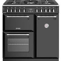 STOVES Richmond S900DF CC 90 cm Dual Fuel Range Cooker - Black, Black