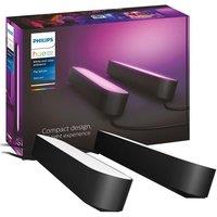 PHILIPS HUE Play White & Colour Ambiance Smart Light Bar - Black, Twin Pack