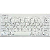 SANDSTROM SKBWHBT19 Wireless Keyboard, White