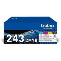 BROTHER TN243CMYK Cyan, Magenta, Yellow & Black Toner Cartridges, Magenta,Black,Black & Tri-colour,Cyan,Yellow