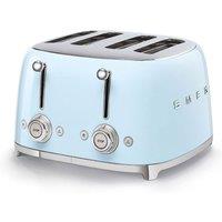 SMEG 50's Retro Style TSF03PBUK 4-Slice Toaster - Blue