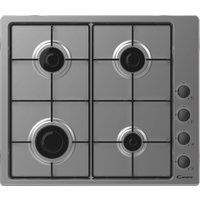 CANDY CHW6LBX 60 cm Gas Hob - Stainless Steel, Stainless Steel