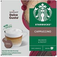 STARBUCKS Dolce Gusto Cappuccino Coffee Pods - Pack of 12, Brown